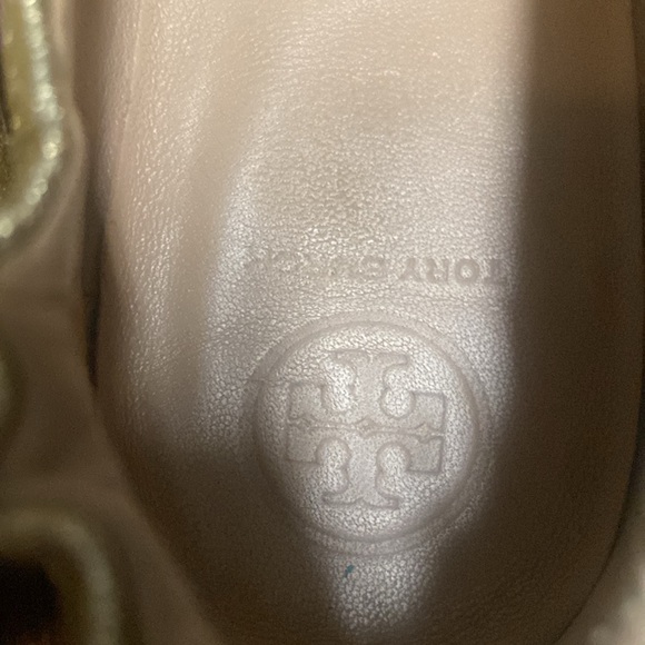 Tori Burch gold ballet flats size 9 - Picture 2 of 9